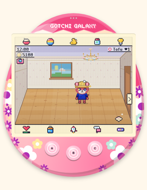 The game inside the Hatching Blossom case