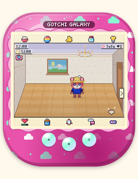 The game inside the Puffpup Shell case
